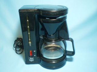 Melitta 4 Cup Coffee Maker Machine BCM 4C Gevalia Black countertop