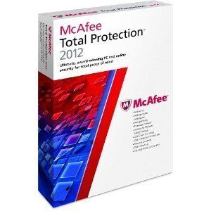 McAfee Total Protection 2012 3 User Antivirus 1 Year