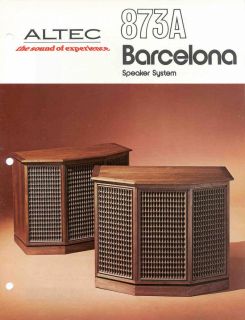 Altec Lansing 873A Barcelona 15 Speakers