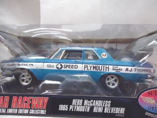 Supercar Collectibles 65 Ply Hemi Belvedere McCandless N I B