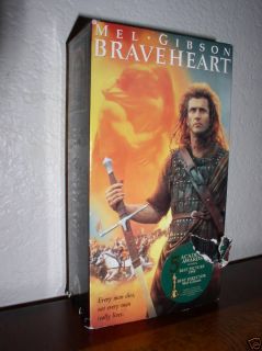 Mel Gibson in Braveheart VHS 1996