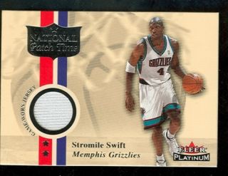 Memphis Grizzlies Stromile Swift Game Used Jersey Card