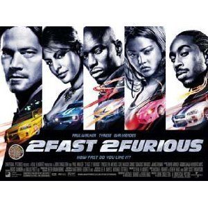 2FAST 2 Furious Mini Movie Poster Paul Walker Tyrese Eva Mendes