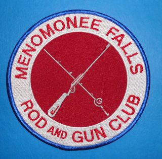 Menomonee Falls Rod and Gun Club Embroidered Patch New Unused