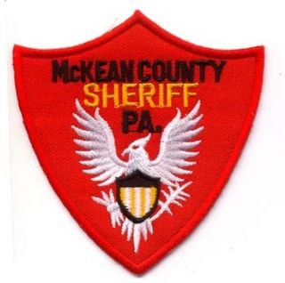 McKean County Sheriff PA Embroidered Iron on Patch
