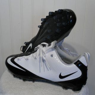 NEW Nike Zoom Vapor Carbon Fly TD Mens Football Cleats 15 White Black