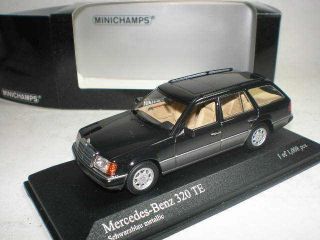 43 Minichamps Mercedes Benz 320 TE 1990 Black Metallic 400037011