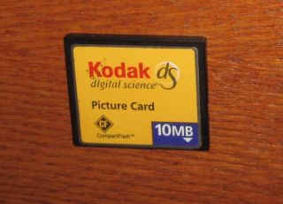 10 MB Compact Flash Memory Card Picture Card – Works Great