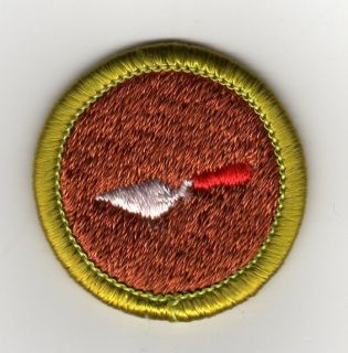 Masonry Merit Badge Plastic Back Discontinued