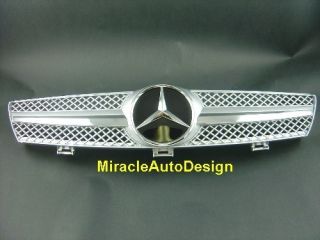 Front Grill Silver for 2005 09 Mercedes Benz W219 CLS