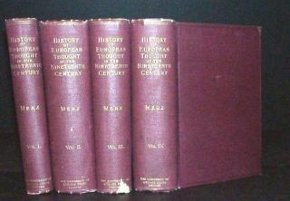 Science Philosophy 19th Century Europe Merz 4V 1stEd