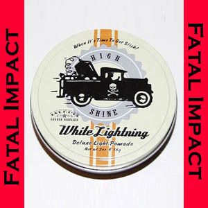 NEW Lucky 13 Barber Supplies White Lightning Light Pomade Rockabilly