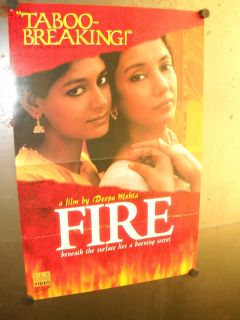 FIRE Deepa Mehta Movie video PROMO POSTER Taboo Breaking burning