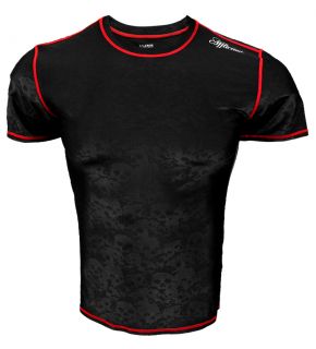 Affliction Rash Guard Hydro Core Mens Workout Shirt L XL 2XL Black
