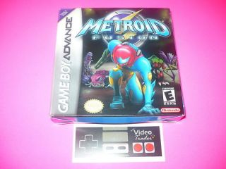Metroid Fusion Nintendo Game Boy Advance GBA Complete