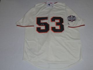 Melky Cabrera Signed 53 2012 World Series San Francisco Giants Jersey