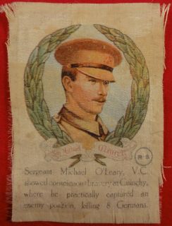 World War 1 Silk Sergeant Michael OLeary V C Irish Guards