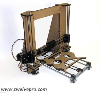 Reprap Mendel 3d printer Prusa i3 Modified frame assembled w steppers