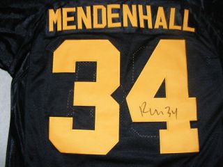 Rashard Mendenhall Autographed Authentic Pittsburgh Steelers Jersey
