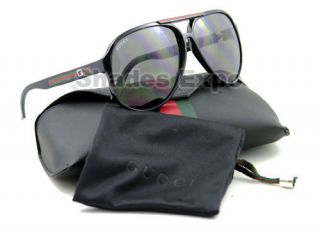 New Gucci Sunglasses Aviator GG 1627 Black GG1627 D28R6