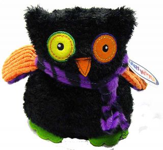 Green Haunted Owl with Scarf Stuffed Animal by Mary Meyer New
