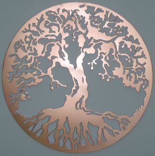 Tree of Life Copper Metal Wall Decor Metal Art