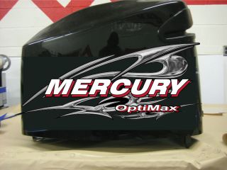 Mercury Optimax V6 150 250 HP Chrome Style Decal Kit