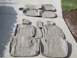Mercury Grand Marquis Leather Seat Covers 2006 2008 Tan