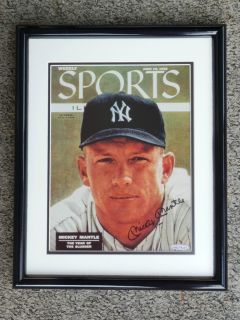 Mickey Mantle Autographed 1956 Sports Illustrated Cover CA