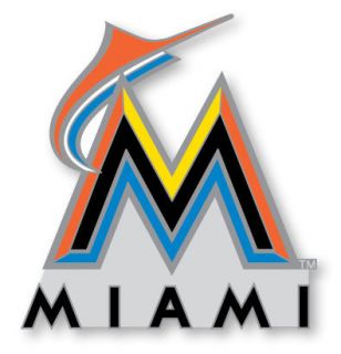 Miami Marlins MLB Team Logo Pin
