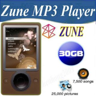 Microsoft Zune 30 30 GB Digital Media Player  MP4 Brown
