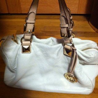 Michael Kors Off White Leather Tote