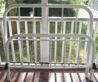 Antique Metal Bed Frame Shabby Chic Full Size