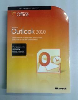 Microsoft Outlook 2010 Academic Full Retail Version