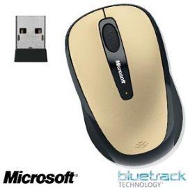 Microsoft Gold Wireless Mobile USB RF Wireless BlueTrack Gold 1 wheel