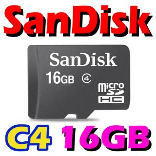 SanDisk MicroSD MicroSDHC Micro SDHC TF 16GB 16G Class4 Memory Card