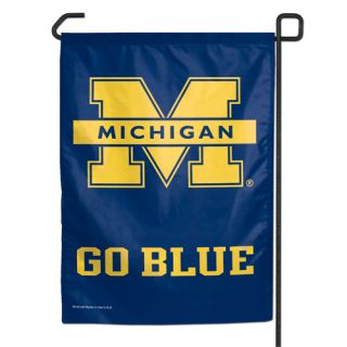 Michigan Wolverines Team Garden Yard Wall Flag Banner 11 x 15