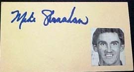 Mike Shanahan Autographed Index Card