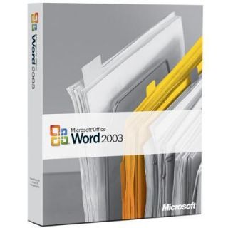 Microsoft Word 2003 on Works Plus 2008 ~ Full Version ~ Compatible w