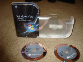 Microsoft Windows Vista Ultimate 32 64 Bit  Operating System Software