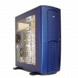 Chenming 601AE Blu Mid Tower Case Blue w 450W PSU New