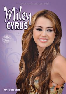 Miley Cyrus 2013 UK Wall Calendar Brand New and Factory SEALED RS