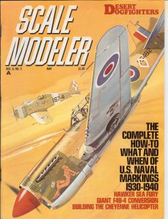 Scale Modeler Magazine May 1971 Military Models Aircraft Armor Ships