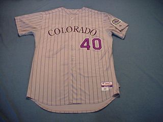 Kevin Millwood 2011 Colorado Rockies Game Used Jersey