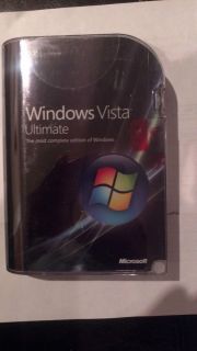 Microsoft Windows Vista Ultimate Retail   NIB   New   Sealed