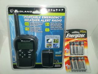 Midland Portable Emergency Weather Alert Radio Model HH54VP Includes