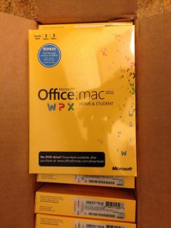Microsoft Office Mac Home and Student 2011 3 Macs with Free Upgrade