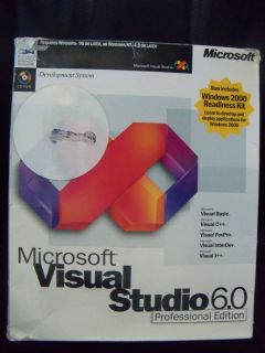 Microsoft Visual Studio Professional 6.0 VS 6 PRO Basic C++ 659 00390