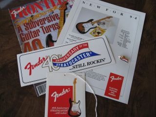 Fender 40th Anniversary Stratocaster RARE Collector’s Package