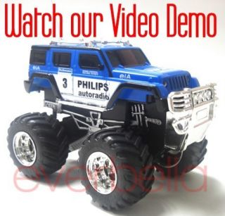 43 Mini RC Radio Remote Control Pickup Monster Truck and Jeep 9181 8